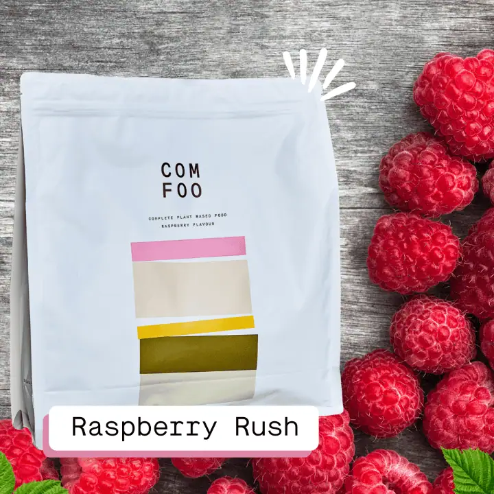 raspeberry shake, comfoo, framtidsmat, huel, jimmy joy, plenny shake, måltidsersättning, svenskt alternativ till huel